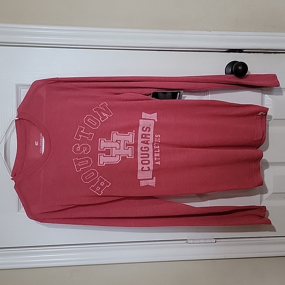 Men's Colosseum Houston UH Cougars Athletics long sleeve tee, M